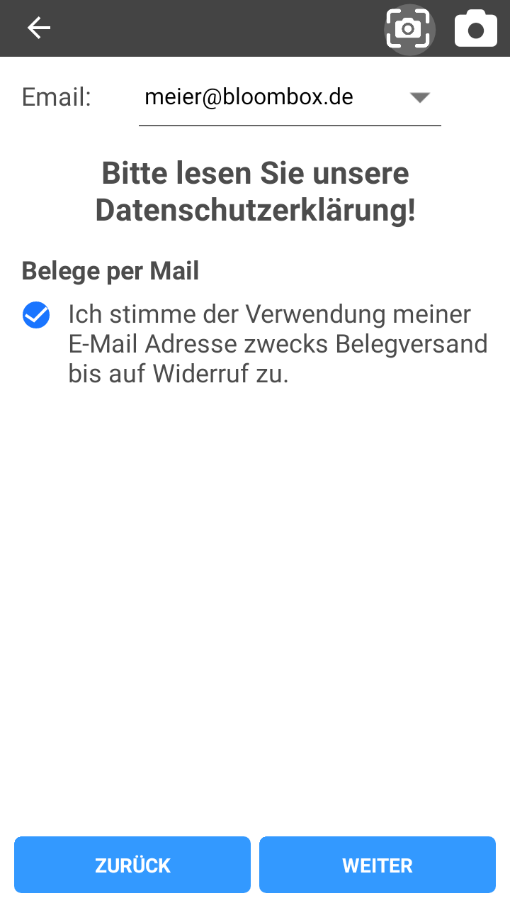 Mail DSGVO-Bestätigung